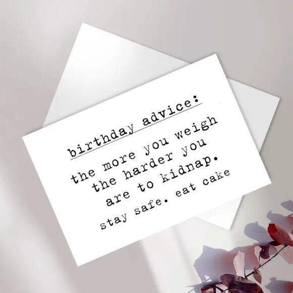 Birthday Card, Funny - 5" x 7" - Picture 4 of 5